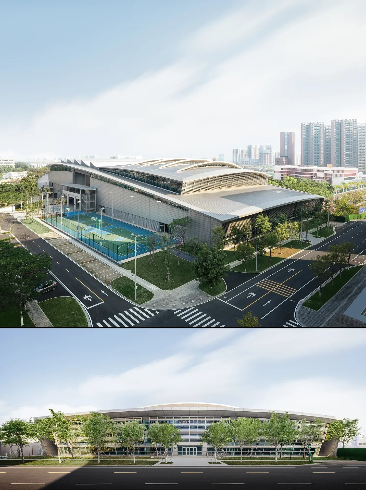 华南理工大学国际校区体育馆 — 图片 2